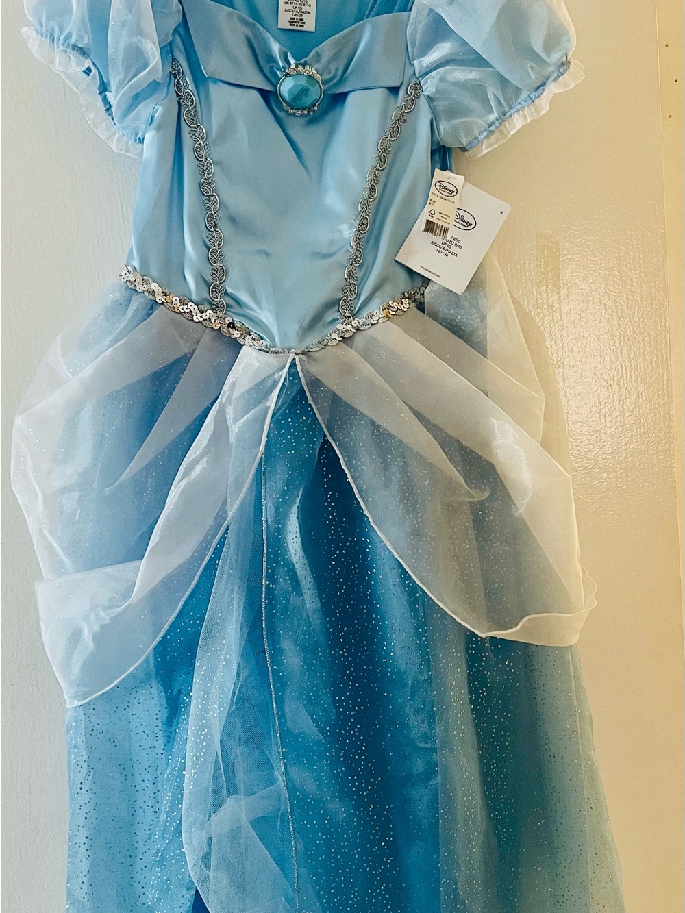 Disney Cinderella Girl’s Costume Dress NWT